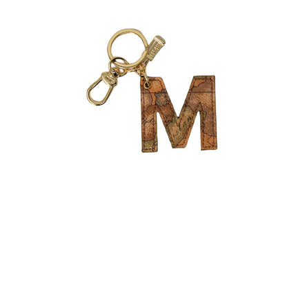 Beige Cotton Keychain