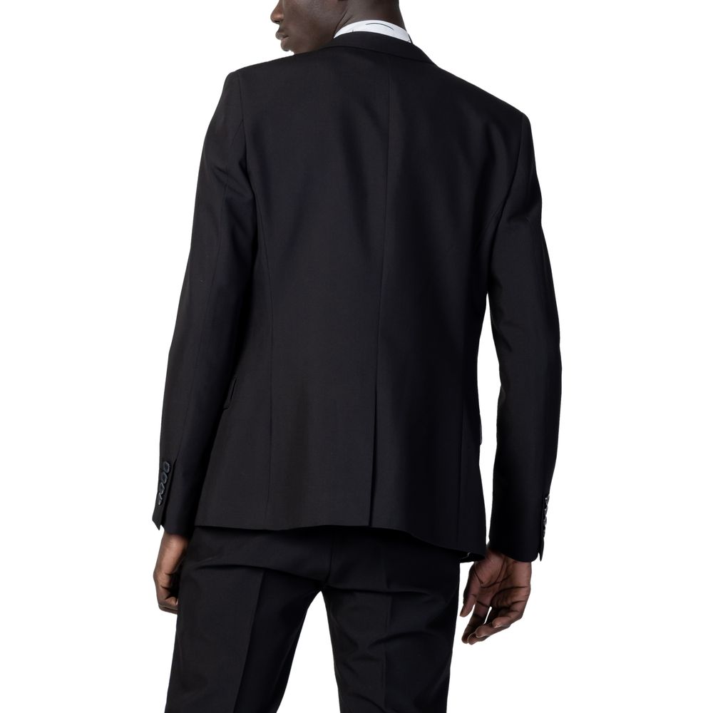 Black Polyester Suit