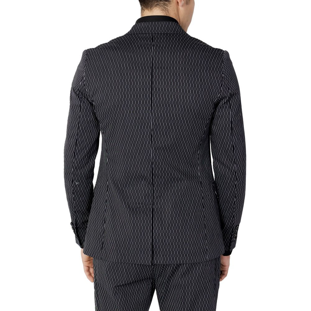 Black Cotton Blazer