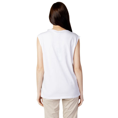 White Cotton Tops & T-Shirt