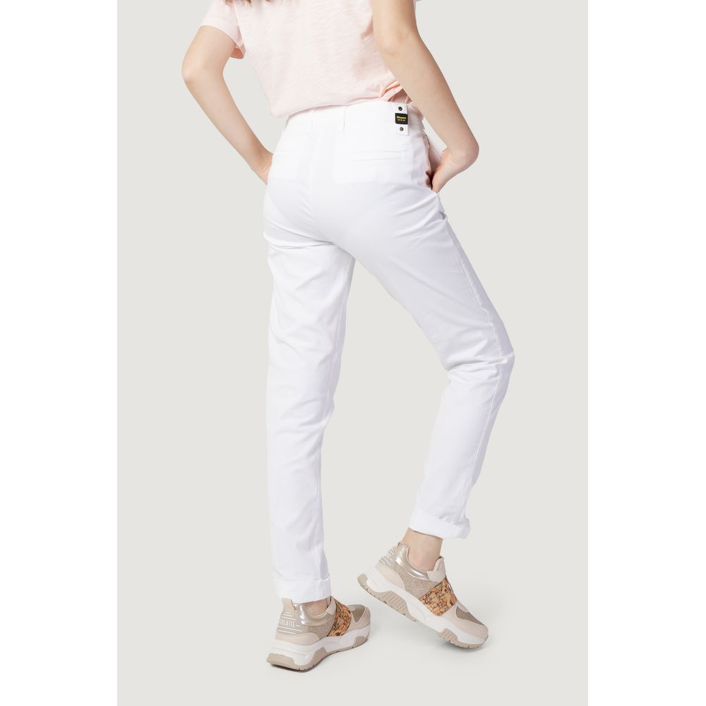 White Cotton Jeans & Pant