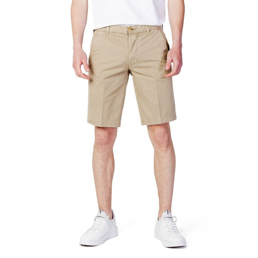 Beige Cotton Short