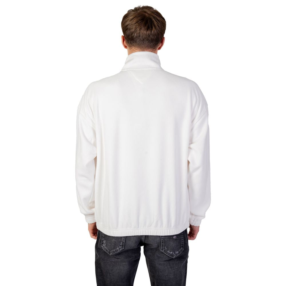 White Recycled Polyester Sweater