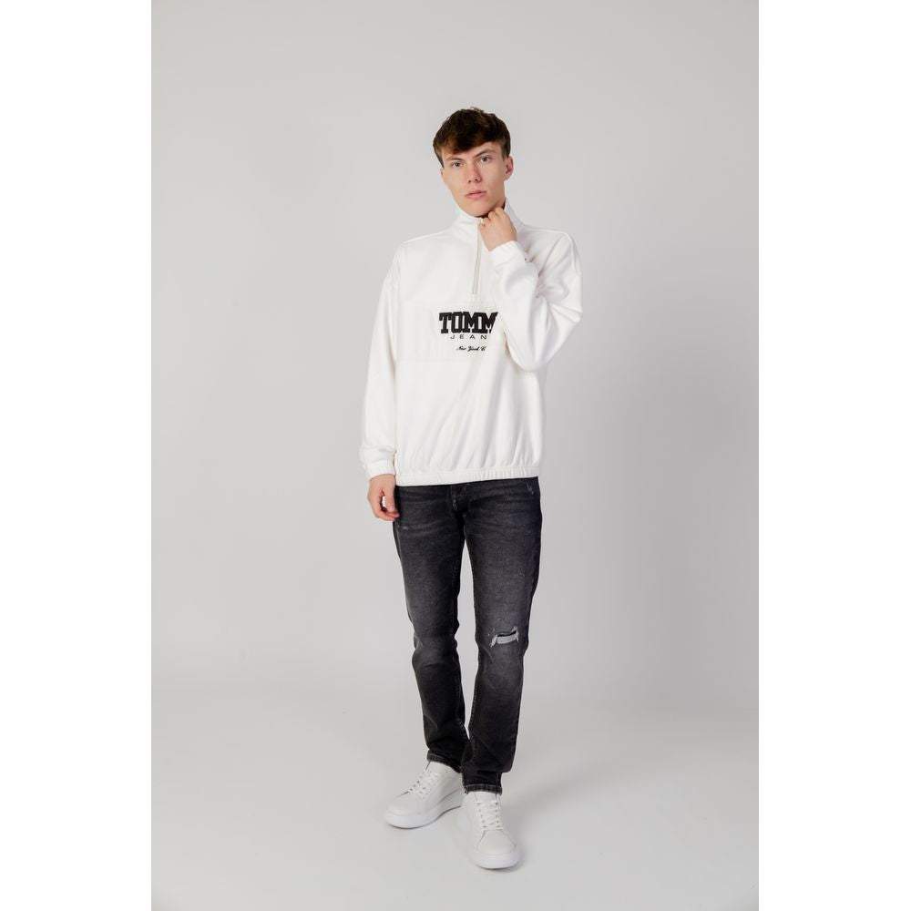 White Recycled Polyester Sweater