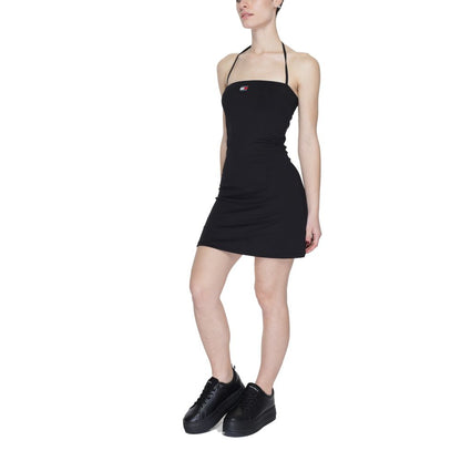 Black Recycled Polyester Dress