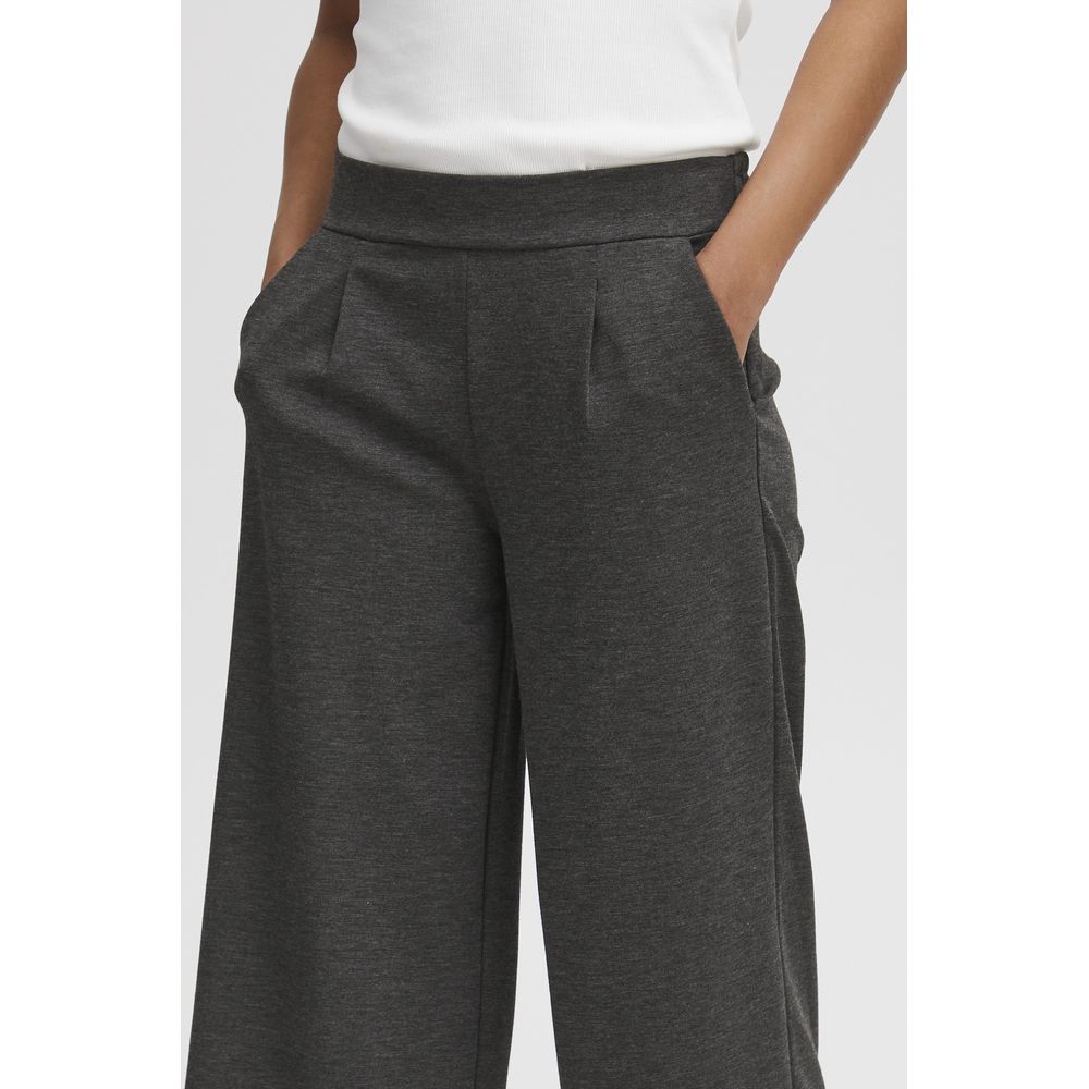 Gray Recycled Polyester Jeans & Pant