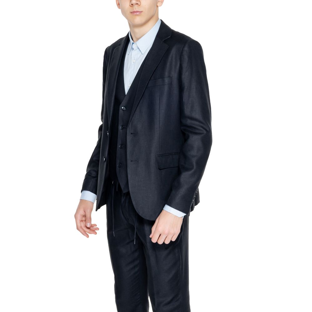 Black Linen Suit