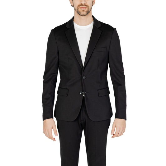 Black Polyester Suit