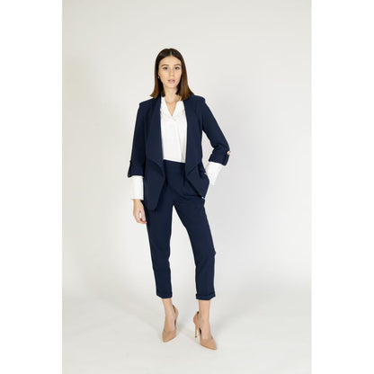 Blue Polyester Suits & Blazer