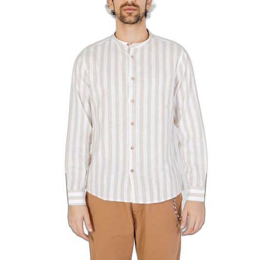 Beige Linen Shirt