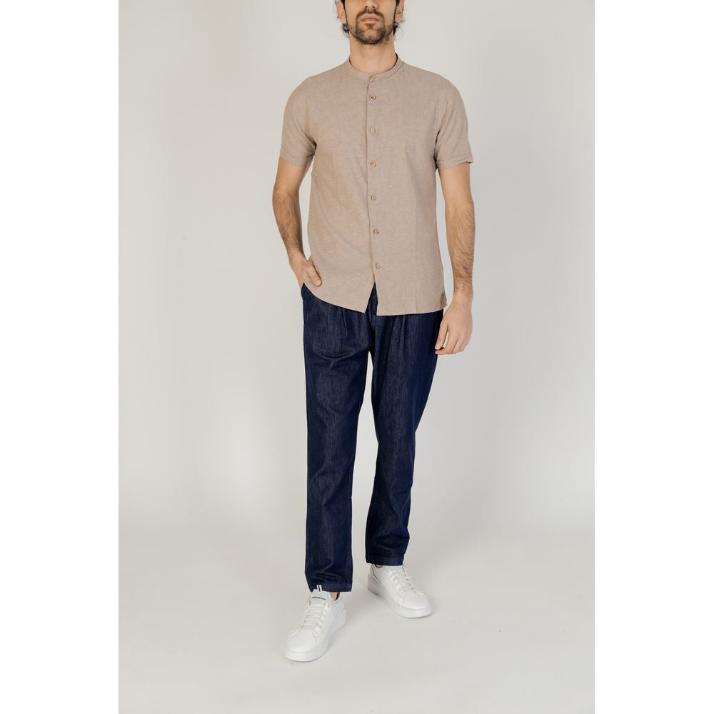 Beige Linen Shirt