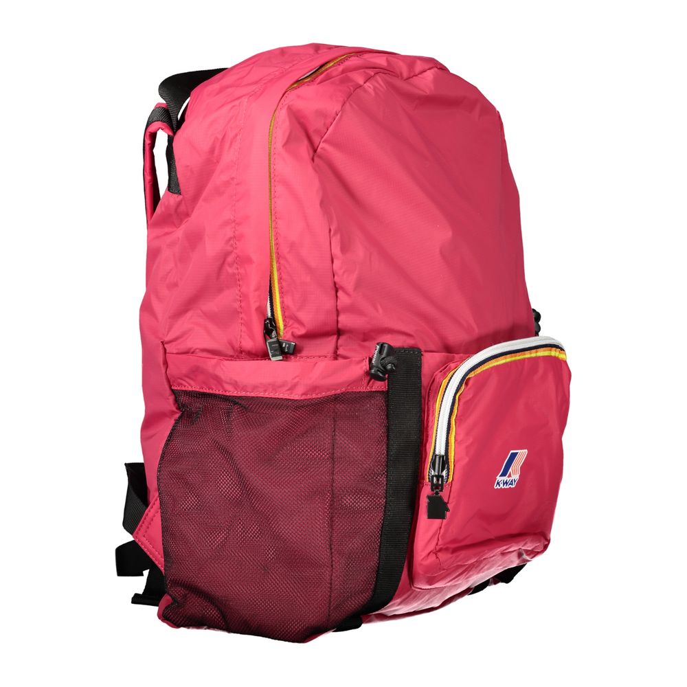 Pink Polyamide Backpack