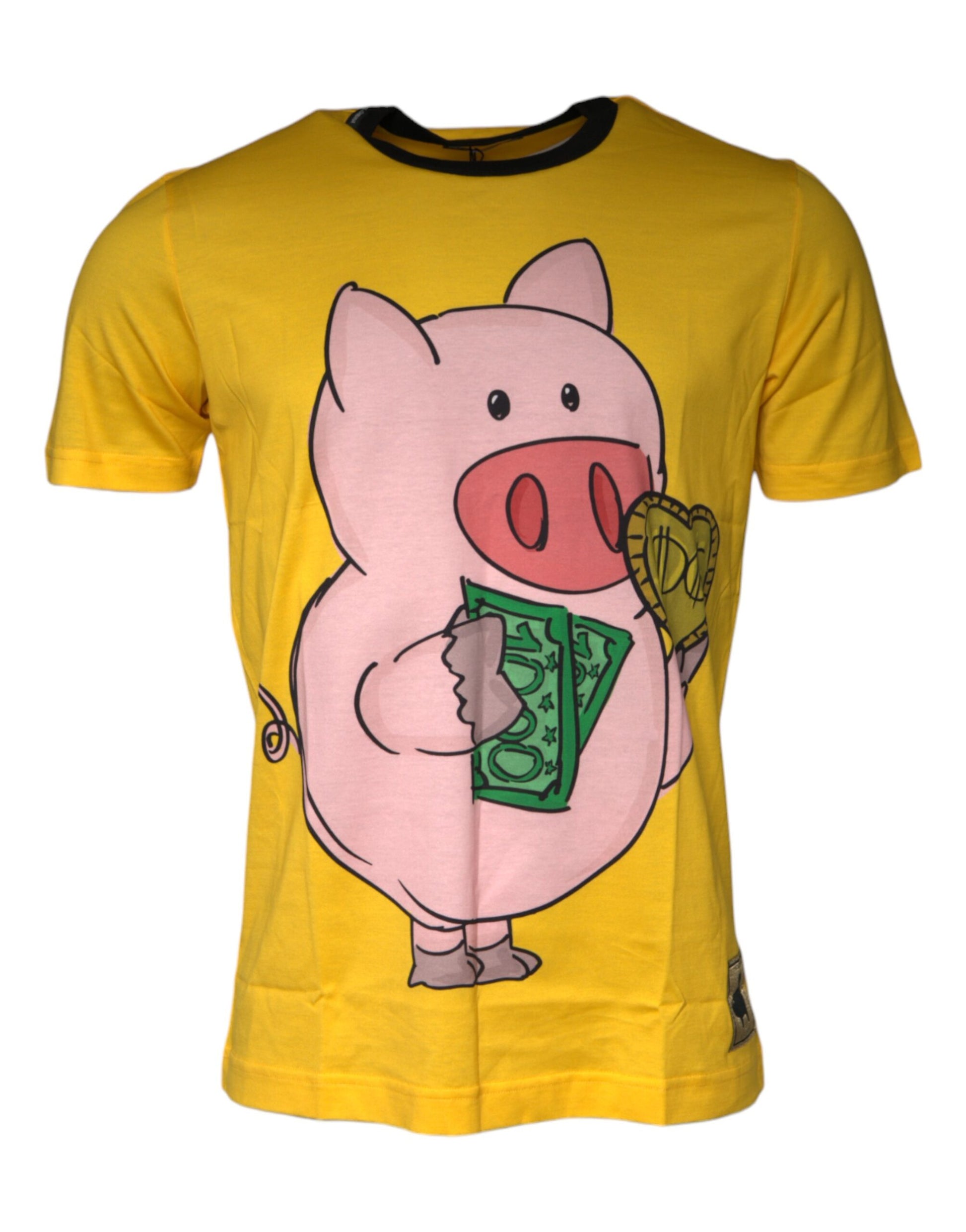 Yellow 2019 Year Of The Pig Short Sleeves T-shirt