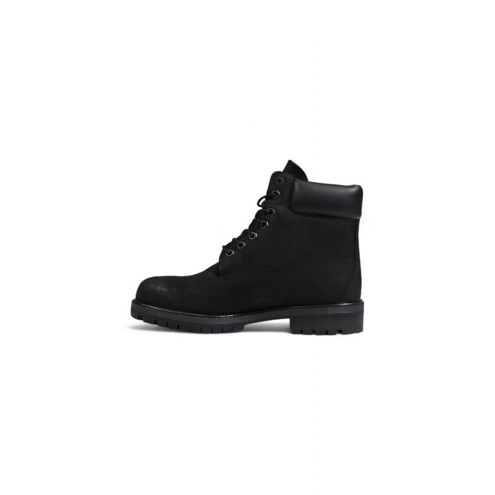 Black Recycled Leather Boot