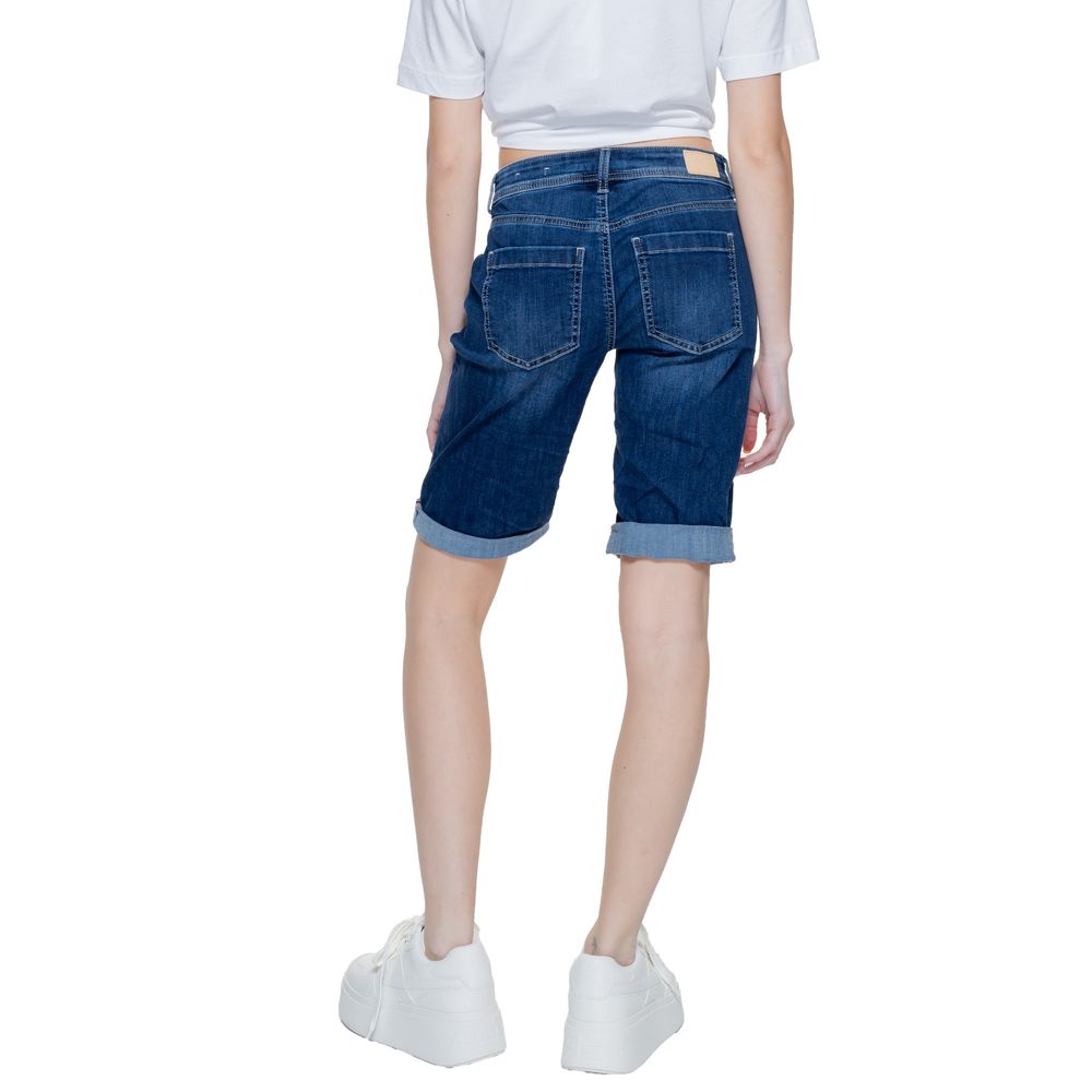 Blue Cotton Short