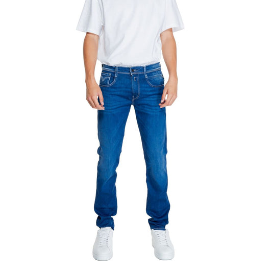 Blue Cotton Jeans & Pant