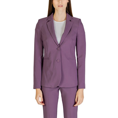 Purple Polyester Suits & Blazer