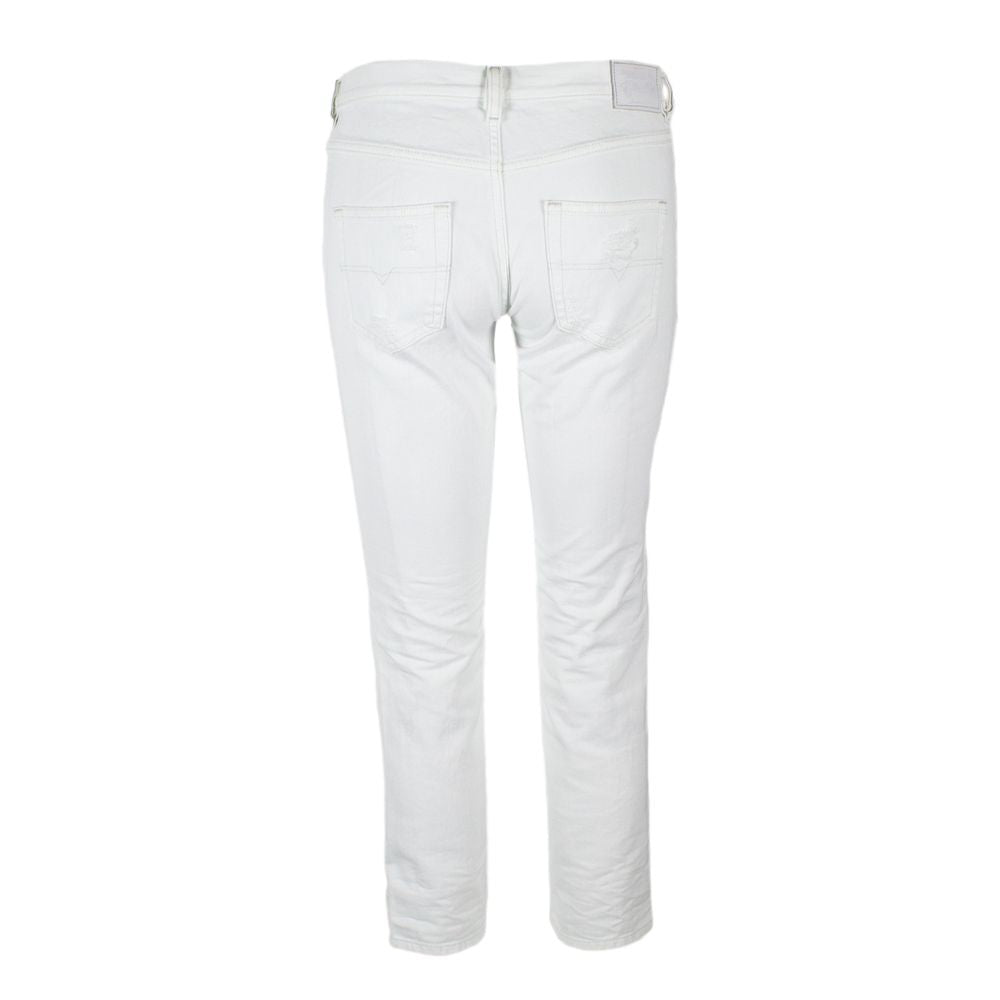 White Cotton Jeans & Pant