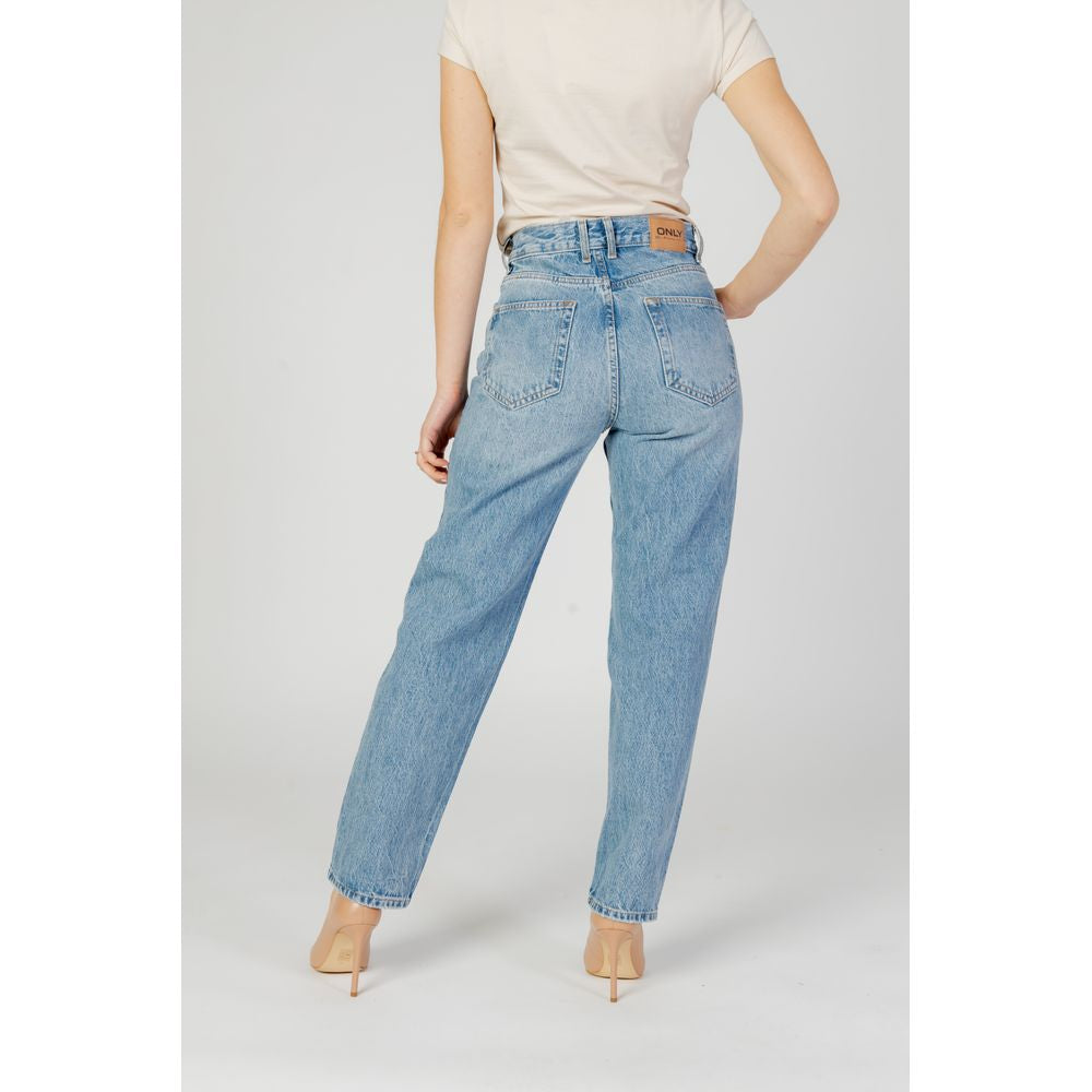 Light Blue Cotton Jeans & Pant