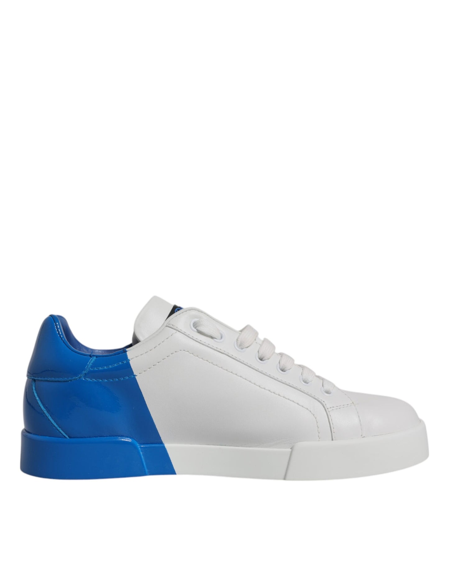 White Blue Portofino Low Top Sneakers Shoes