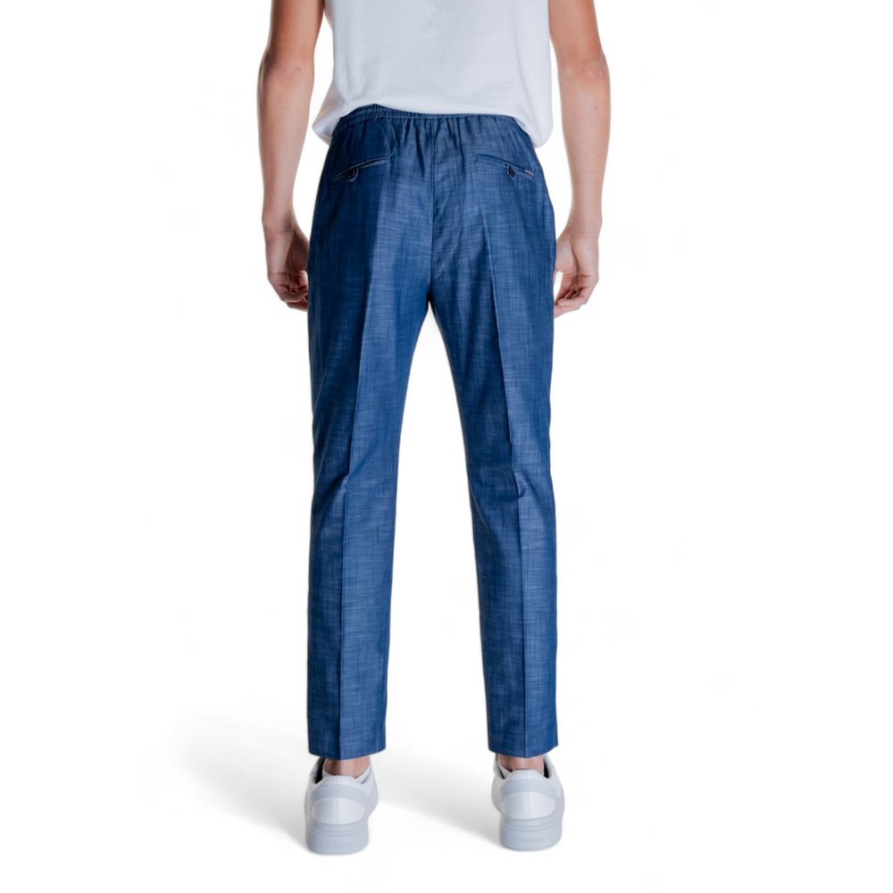 Blue Cotton Jeans & Pant