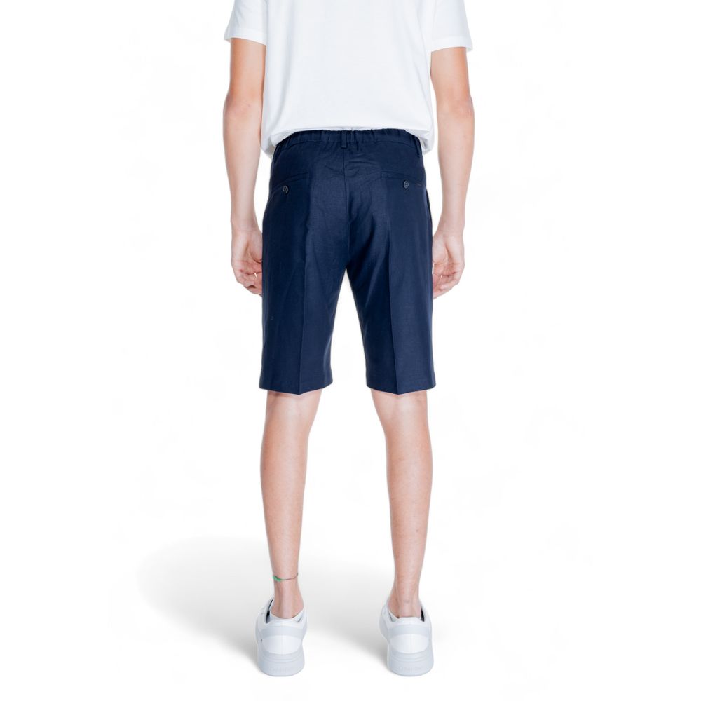 Blue Linen Short