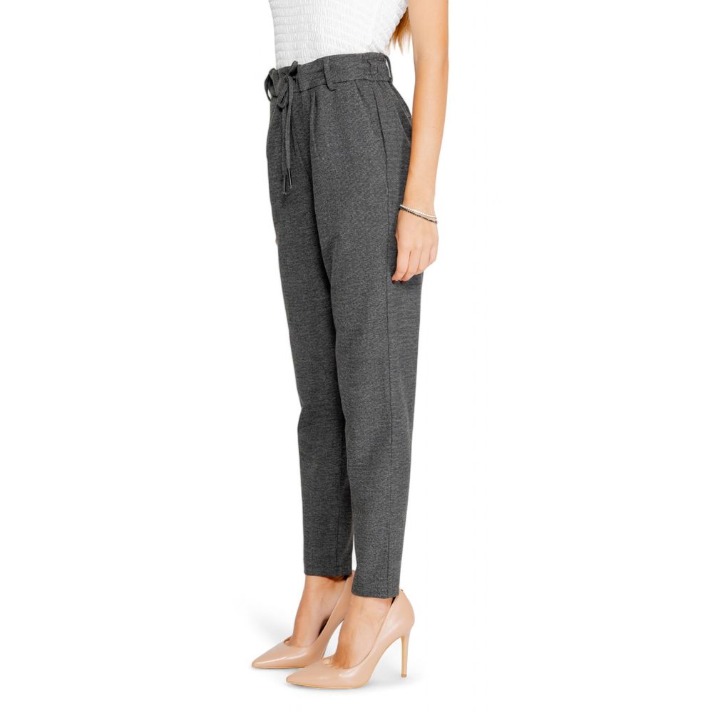 Gray Polyester Jeans & Pant