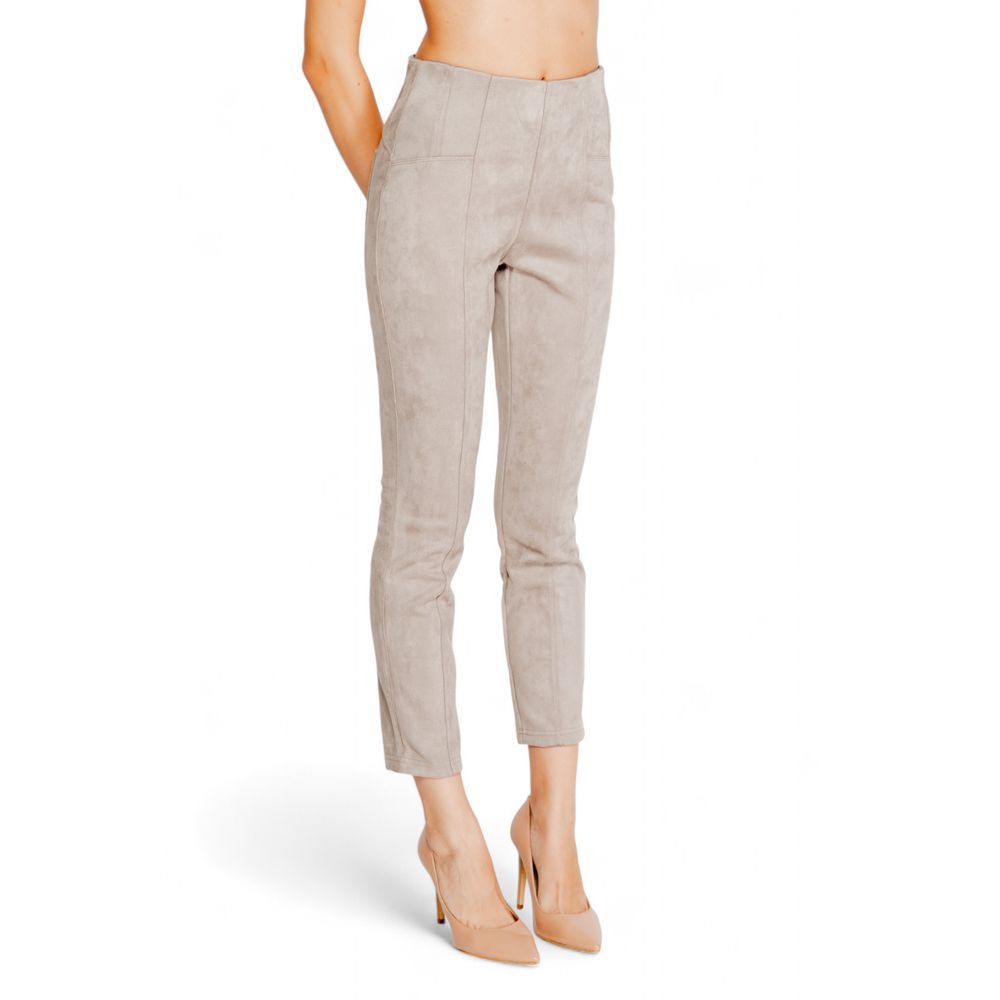 Gray Polyester Jeans & Pant