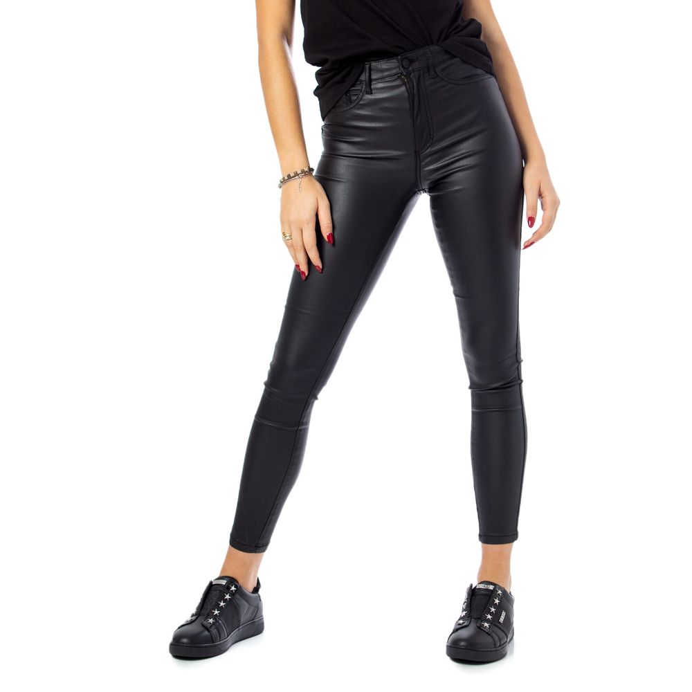 Black Viscose Jeans & Pant