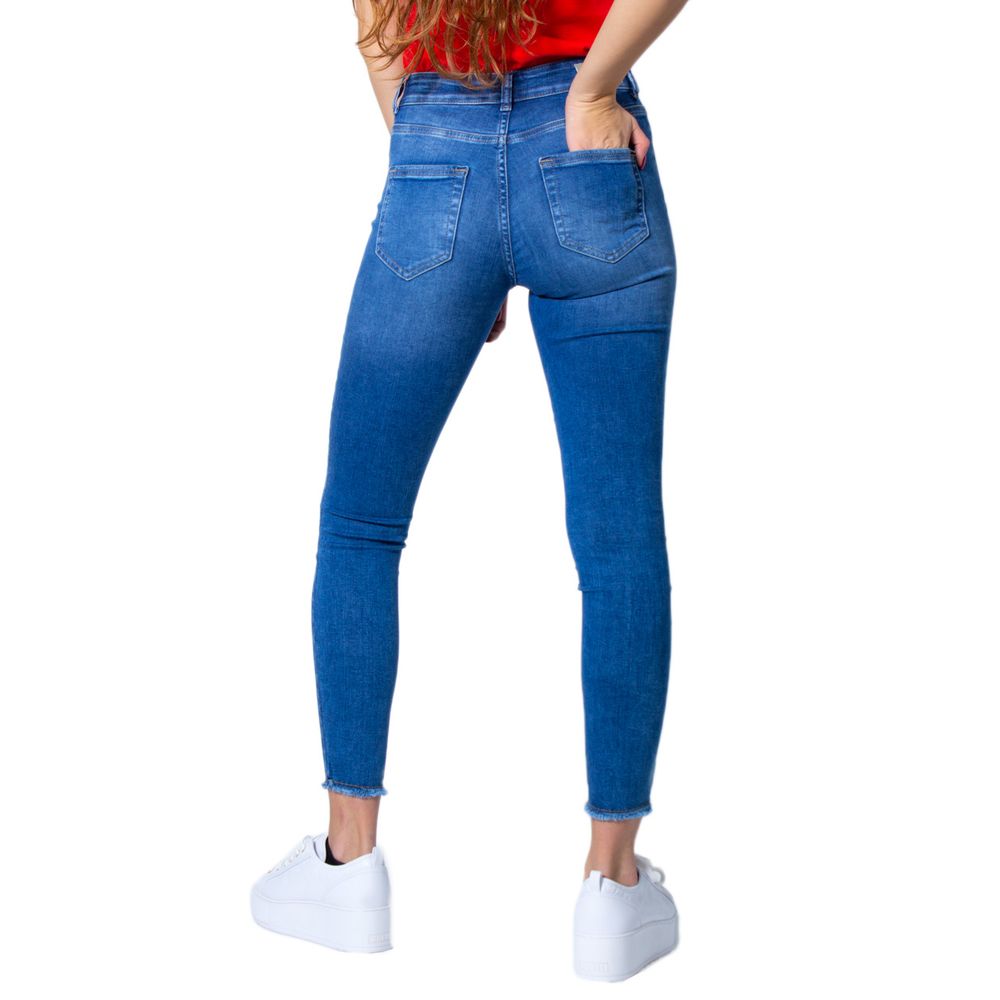 Blue Cotton Jeans & Pant