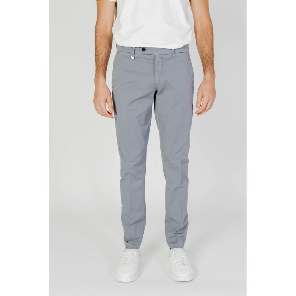 Gray Cotton Jeans & Pant