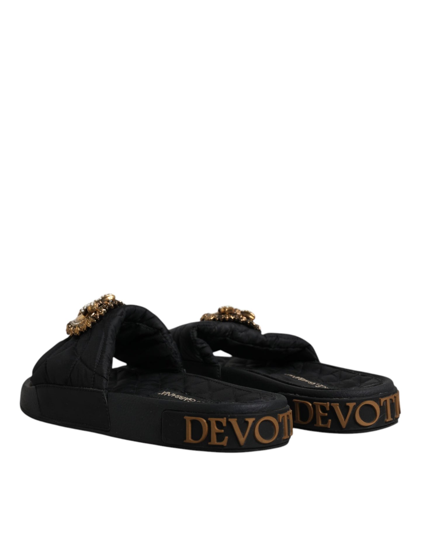 Black Devotion Beachwear Sandals Shoes