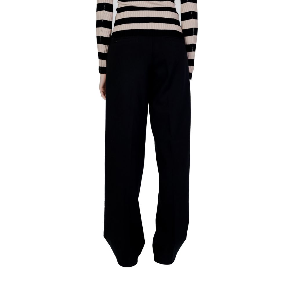 Black Viscose Jeans & Pant