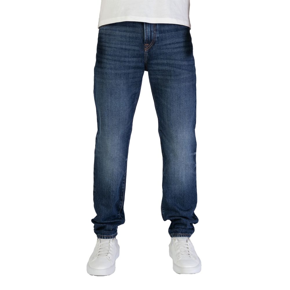 Blue Cotton Jeans & Pant