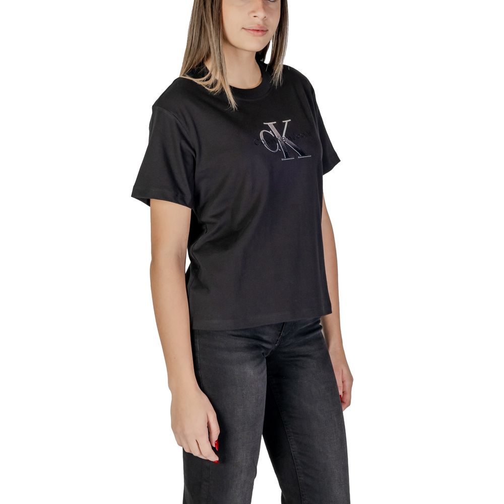 Black Cotton Tops & T-Shirt