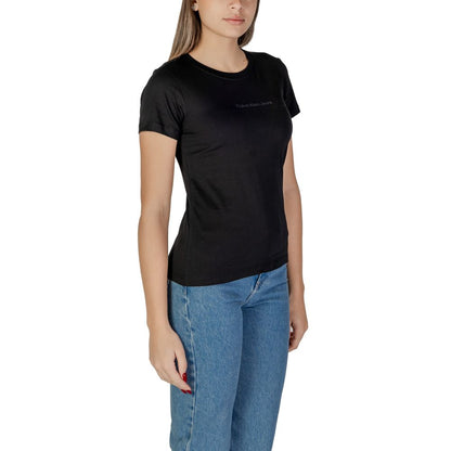 Black Cotton Tops & T-Shirt