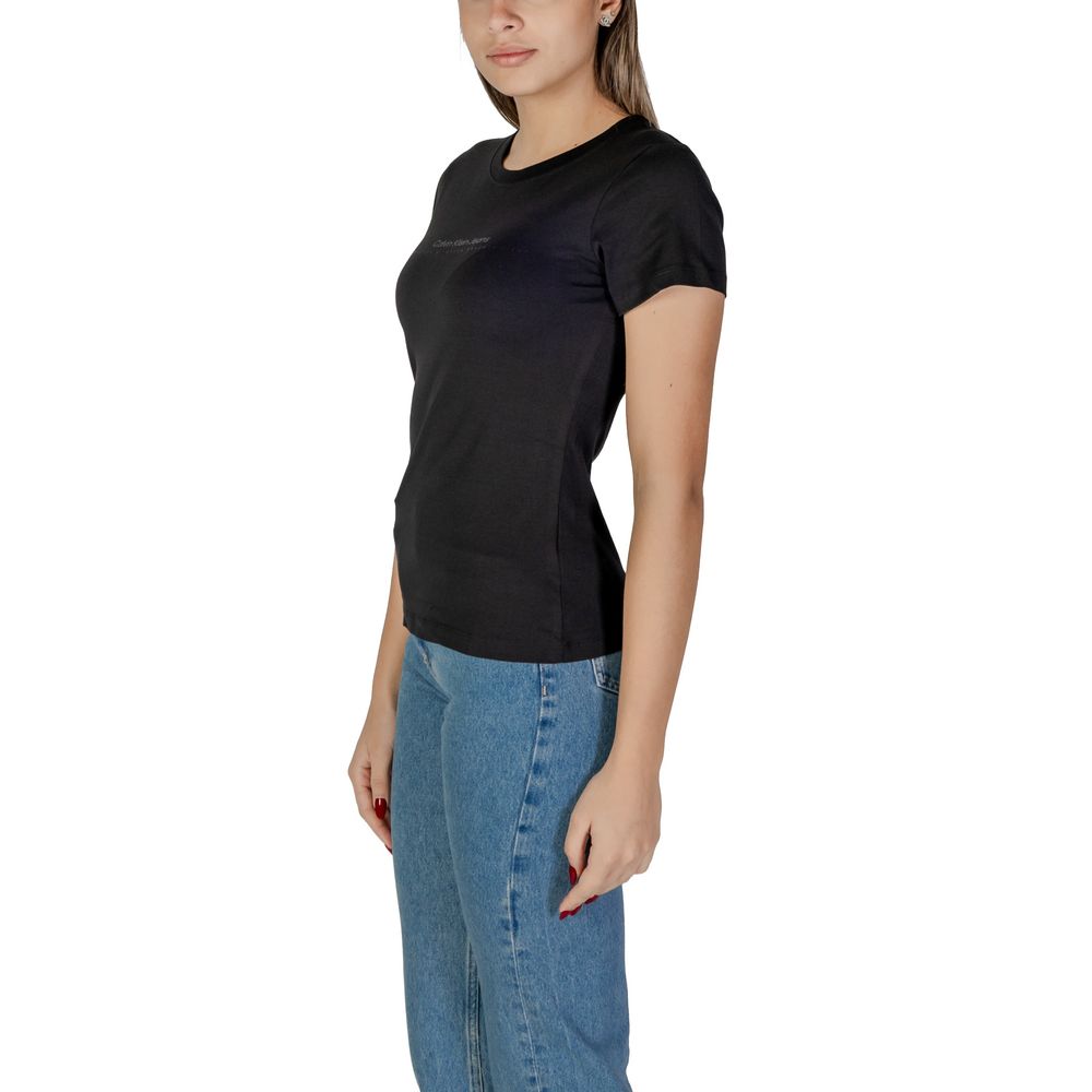 Black Cotton Tops & T-Shirt