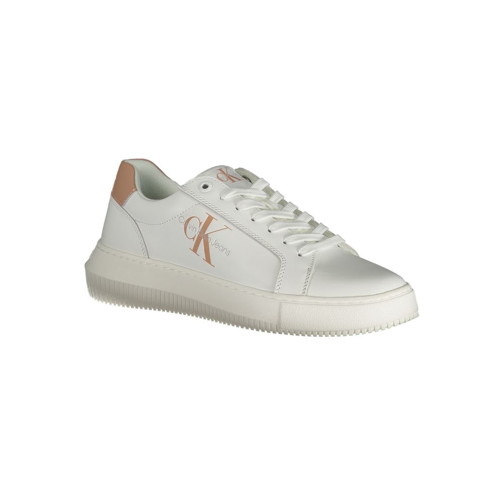 White Leather Women Sneaker