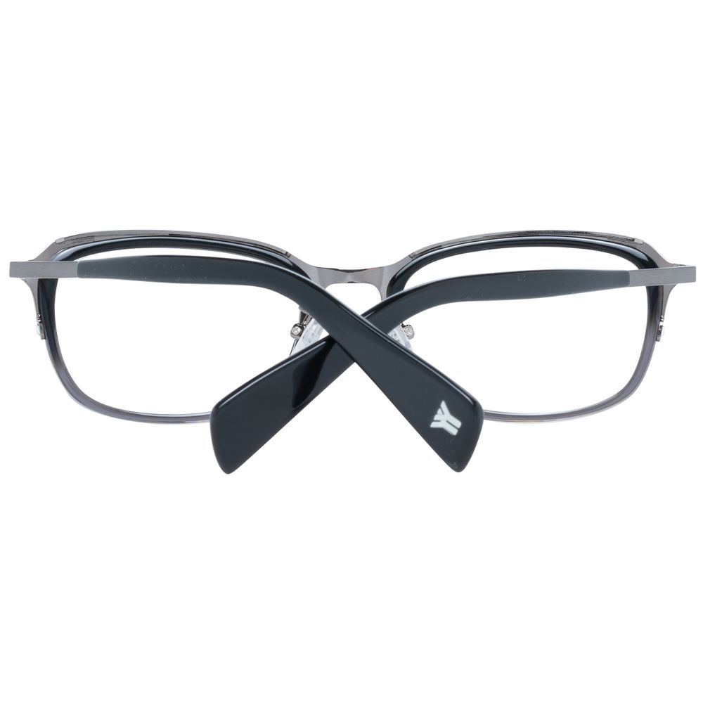 Yohji Yamamoto Black Unisex Optical Frames