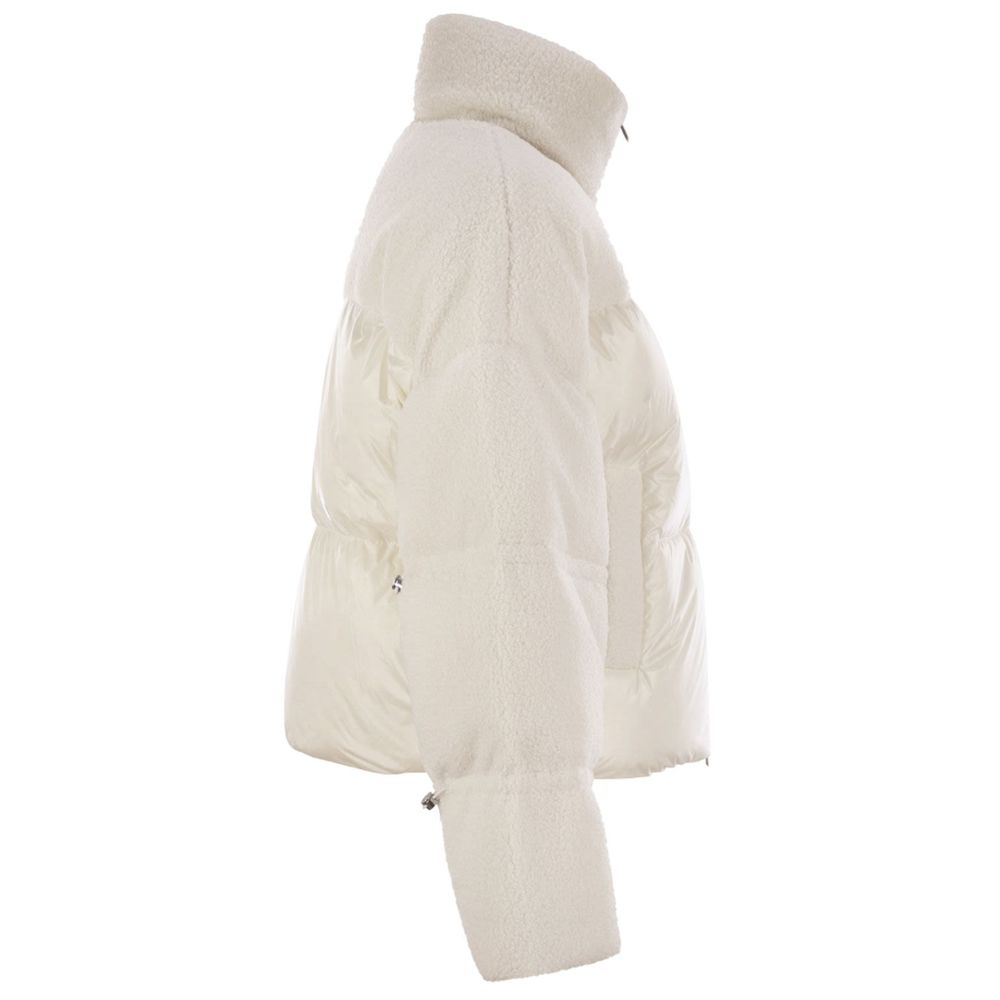 White Nylon Jackets & Coat