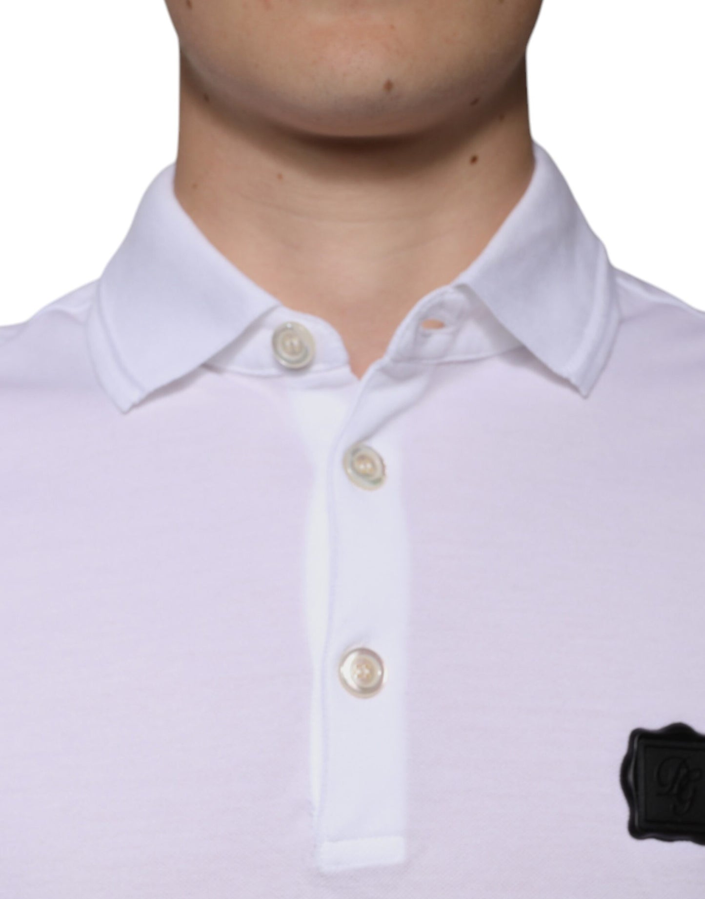 White Collared Short Sleeves Polo T-shirt