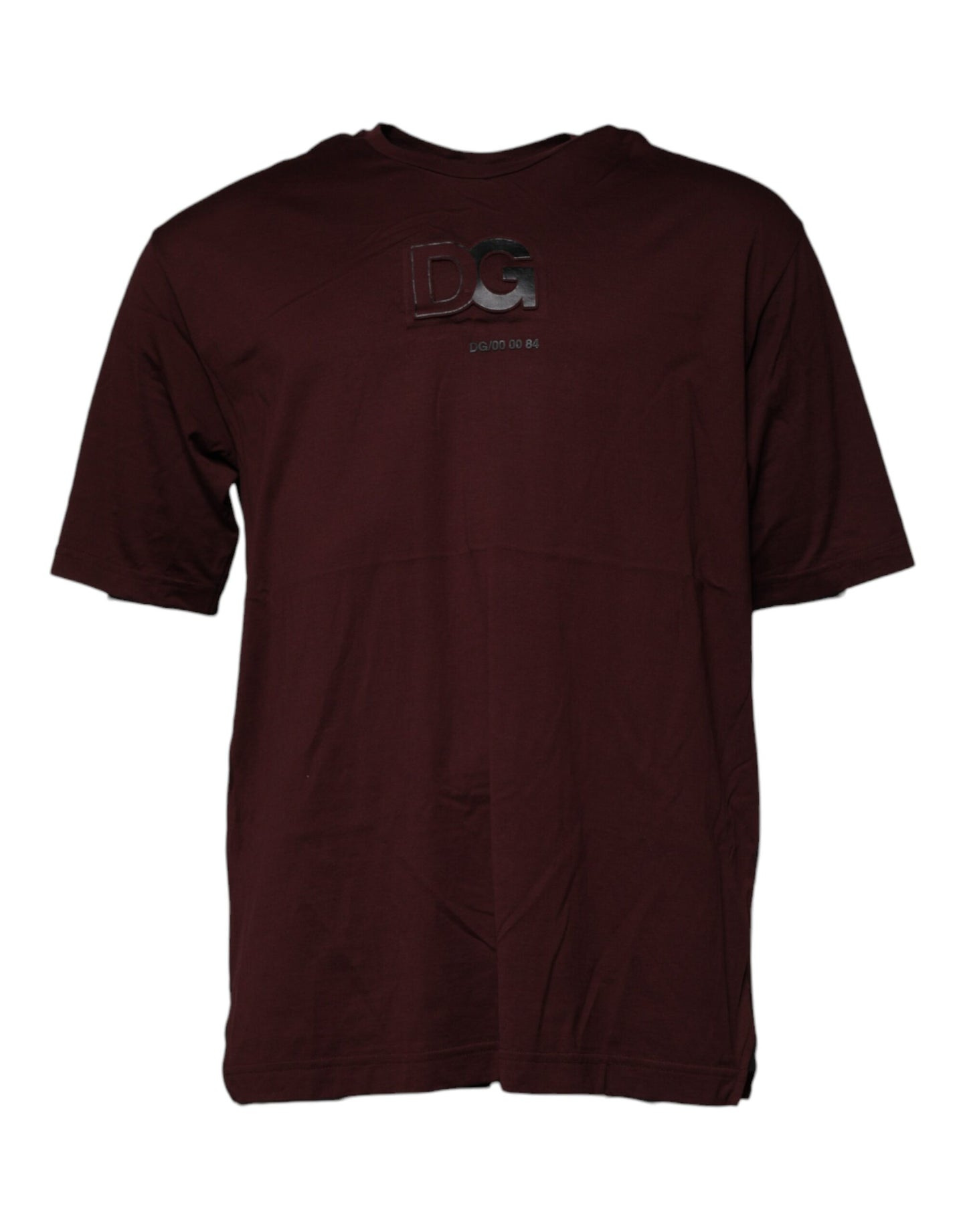 Brown Logo Print Cotton Crew Neck T-shirt