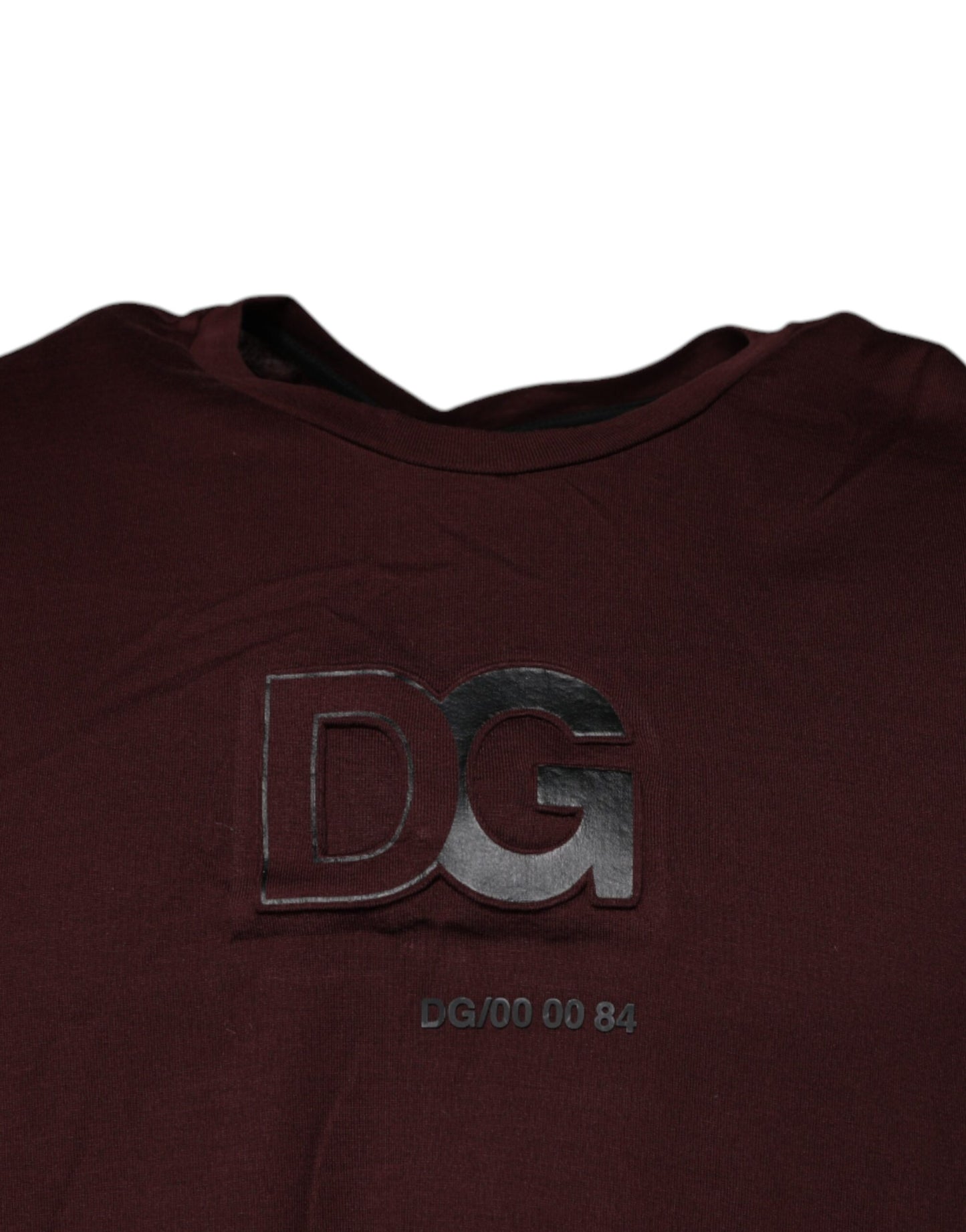 Brown Logo Print Cotton Crew Neck T-shirt