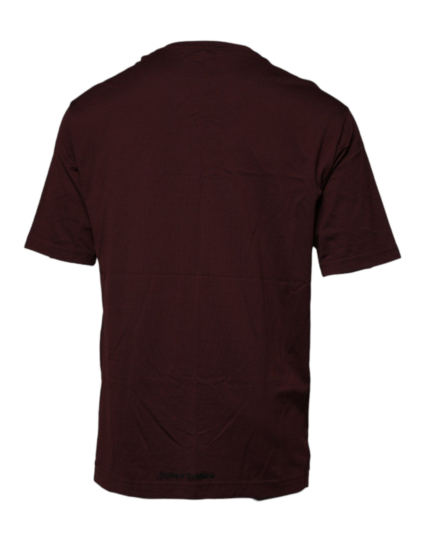 Brown Logo Print Cotton Crew Neck T-shirt