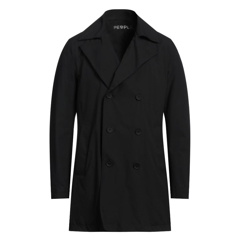 Black Polyester Riciclato Jacket