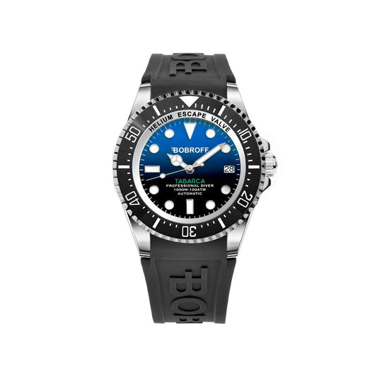 Black Rubber Watch