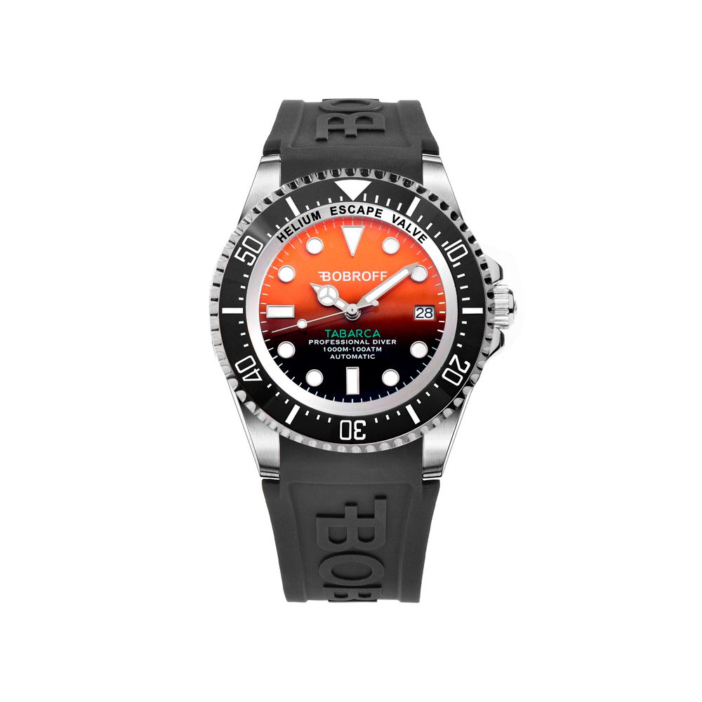 Black Rubber Watch