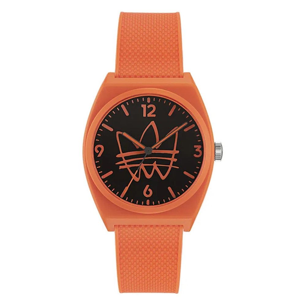 Orange Silicone Watch