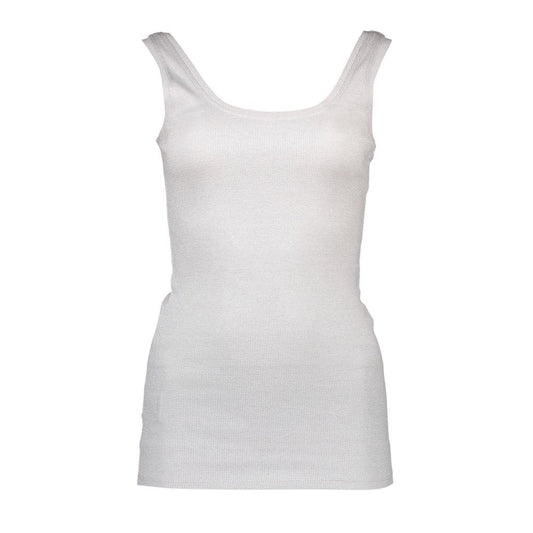 White Cotton Women Top