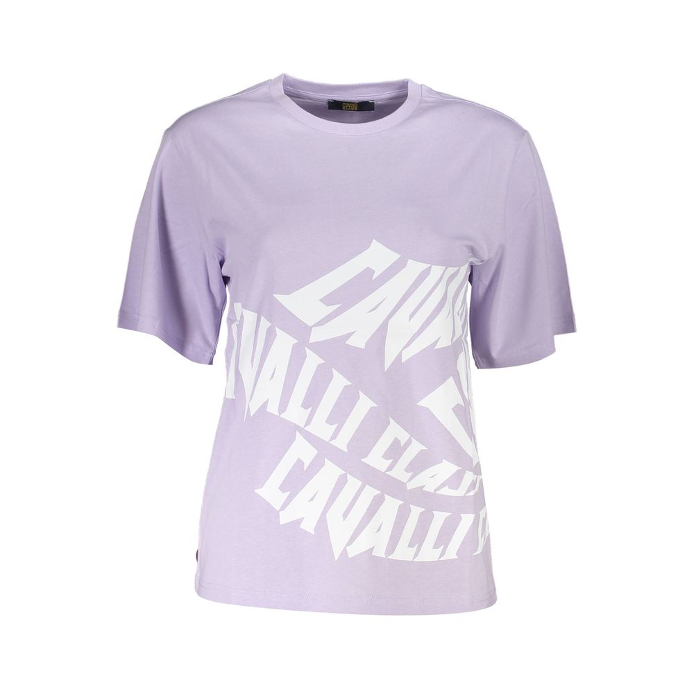 Purple Cotton Women T-Shirt